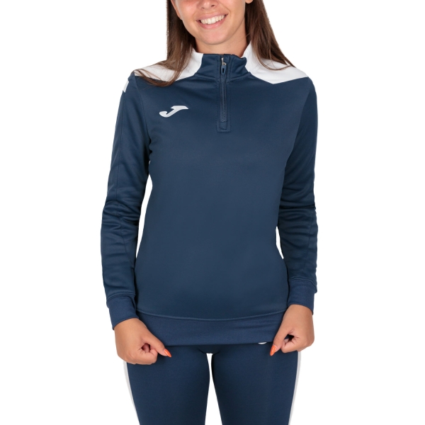 Women's Tennis Shirts and Hoodies Joma Championship VI Sweatshirt  Navy/White 901268.332