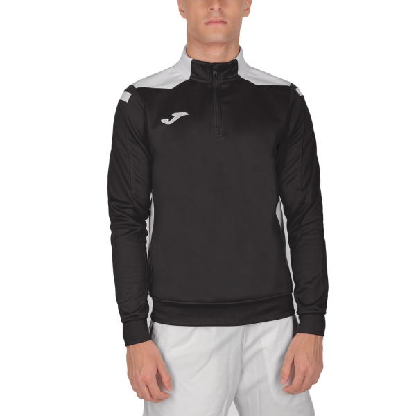 Men's Tennis Shirts and Hoodies Joma Championship VI Shirt  Black/White 101952.102