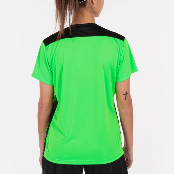 Joma Championship VI Logo Camiseta - Fluor Green/Black