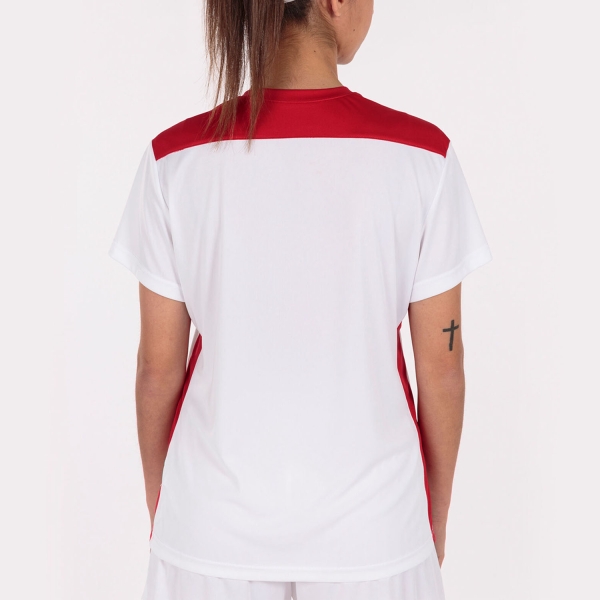 Joma Championship VI Logo Camiseta - White/Red