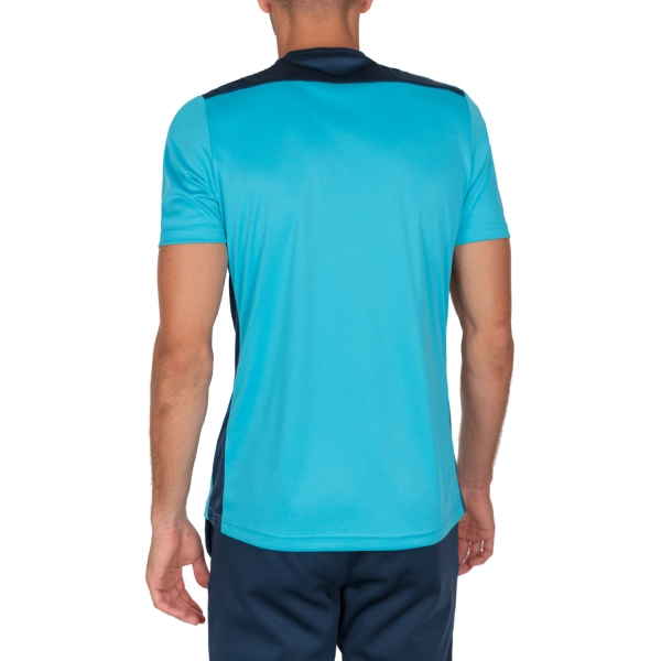 Joma Championship VI Camiseta - Fluor Turquoise/Navy
