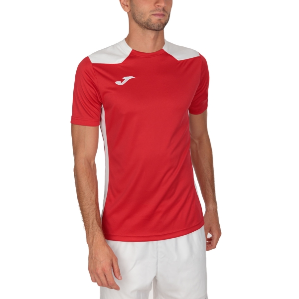 Camisetas de Tenis Hombre Joma Championship VI Camiseta  Red/White 101822.602