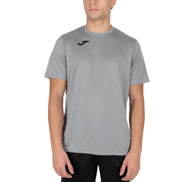 Camisetas de Tenis Hombre Joma Combi Camiseta  Grey/Black 100052.250