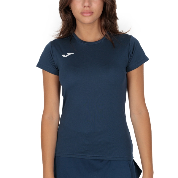 Camisetas y Polos de Tenis Mujer Joma Combi Camiseta  Dark Navy/White 900248.331
