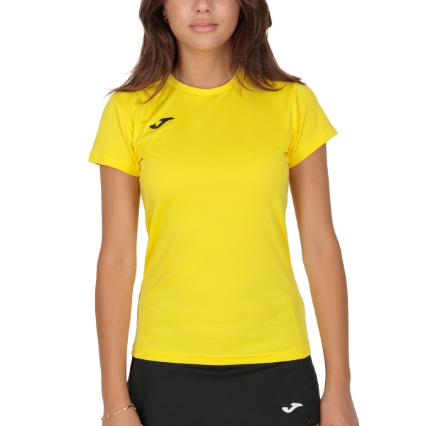 Women`s Tennis T-Shirts and Polos Joma Combi TShirt  Yellow/Black 900248.900