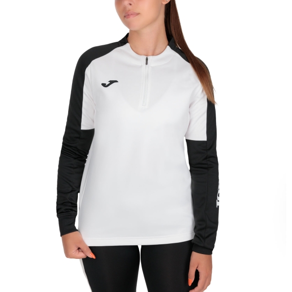 Women's Tennis Shirts and Hoodies Joma Eco Championship Shirt  White/Black 901692.201