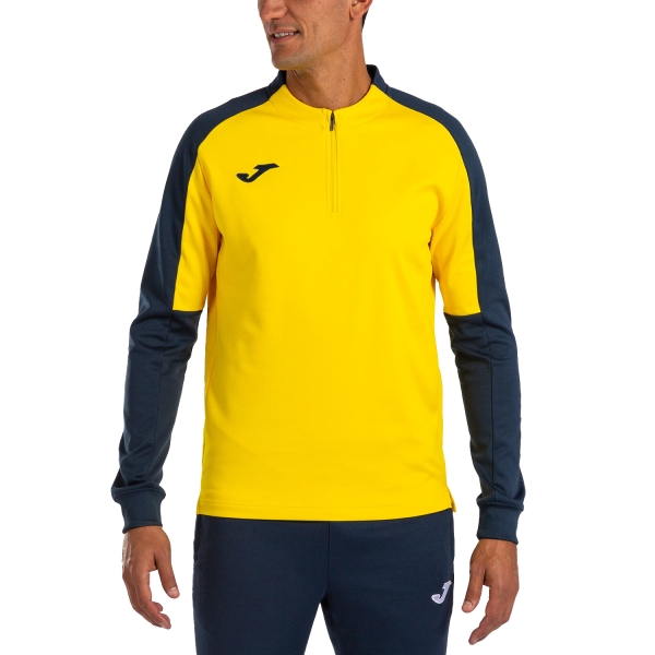 Men's Tennis Shirts and Hoodies Joma Eco Championship Shirt  Yellow/Navy 102749.903