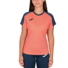 Joma Eco Championship Logo Maglietta - Fluor Orange/Navy