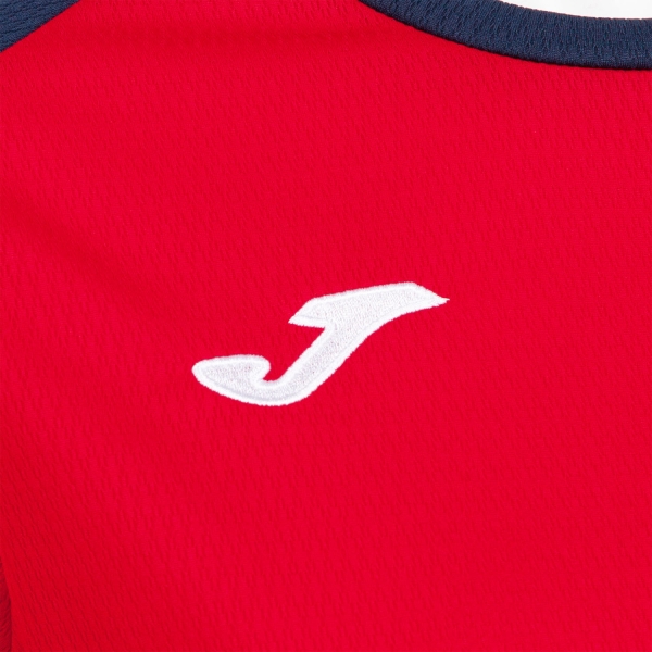 Joma Eco Championship Logo T-Shirt - Red/Navy