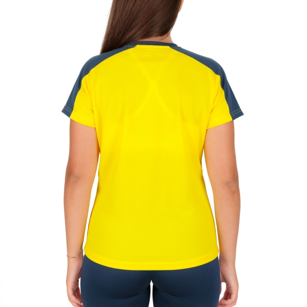 Joma Eco Championship Logo T-Shirt - Yellow/Navy