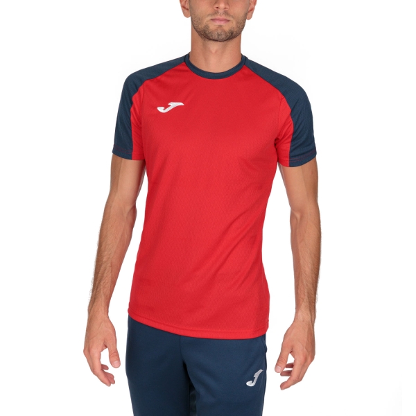 Camisetas de Tenis Hombre Joma Eco Championship Camiseta  Red/Navy 102748.603