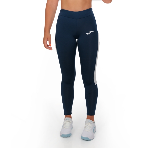 Pantalones y Tights de Tenis Mujer Joma Eco Championship Tights  Navy/White 901696.332