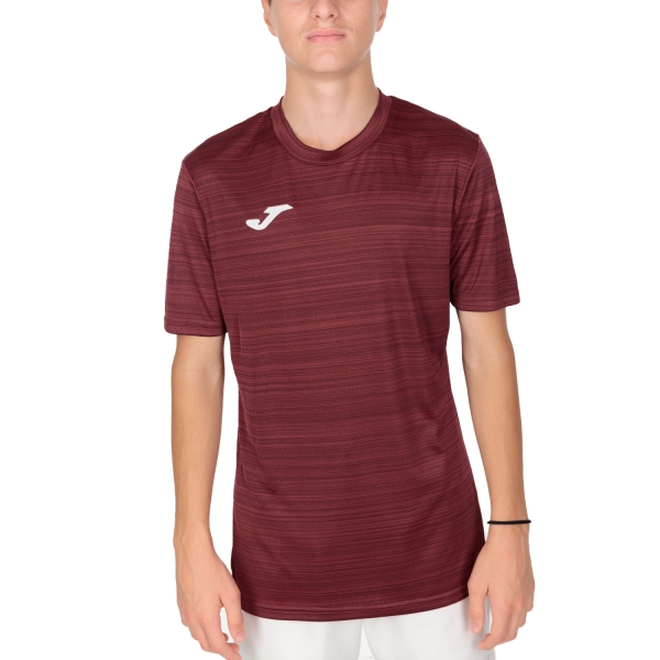 Maglietta Tennis Uomo Joma Joma Grafity III Maglietta  Burgundy  Burgundy 102867.671