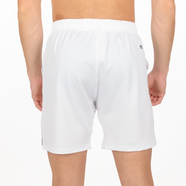 Joma Master 8in Shorts - Ice White/Black