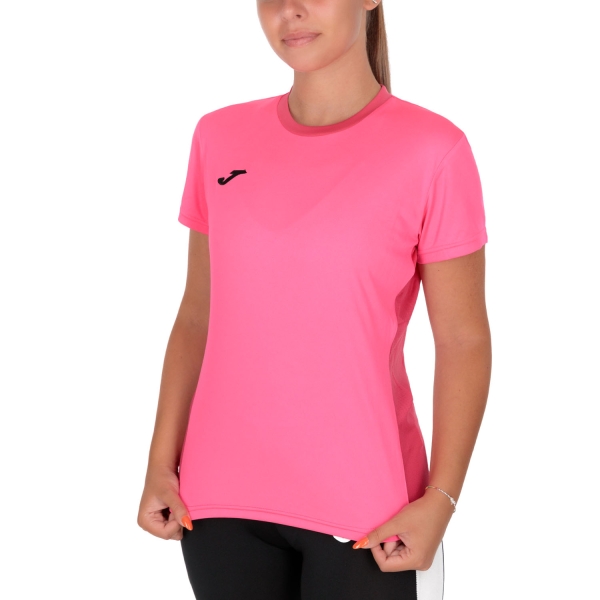 Joma Winner II Maglietta da Tennis Donna Fluor Pink