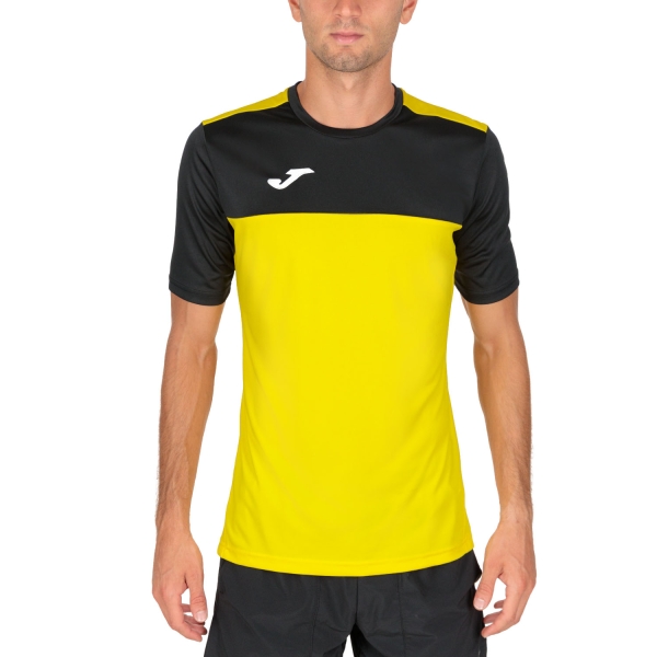 Men's Tennis Shirts Joma Winner TShirt  Yellow/Black 100946.901