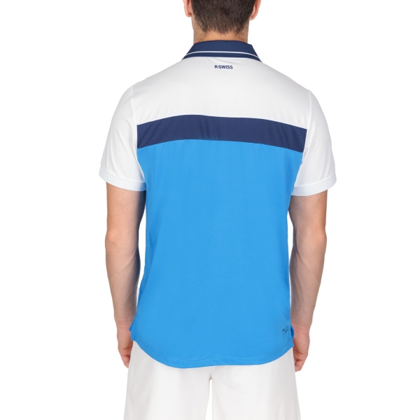 K-Swiss Core Team Block Polo - French Blue/White/Navy