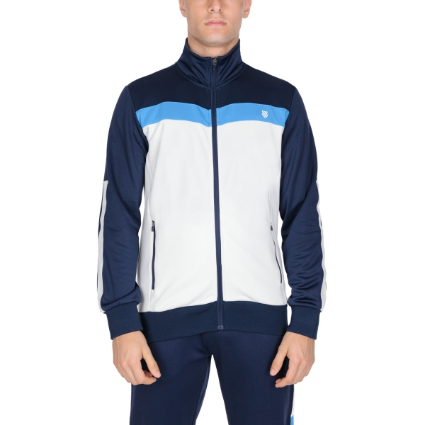Men's Tennis Jackets KSwiss Core Team Jacket  Navy/White/Blue 104928455