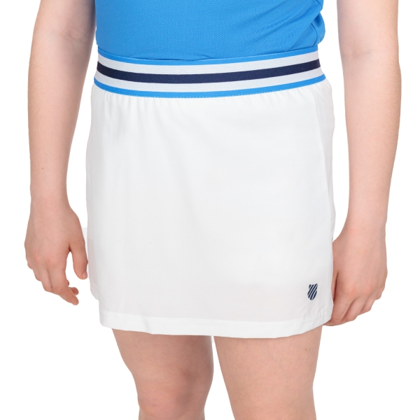 Gonne e Pantaloncini Girl KSwiss KSwiss Core Team Skirt Girl  White  White 184992100