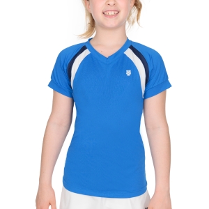 Top and Shirts Girl KSwiss Core Team Top TShirt Girl  French Blue 184988449