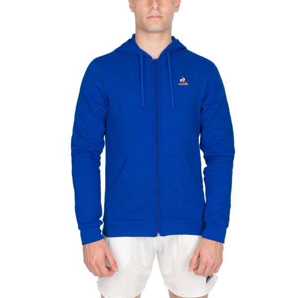 Men's Tennis Shirts and Hoodies Le Coq Sportif Corner Essentiels Logo Hoodie  Bleu Electro 2220561