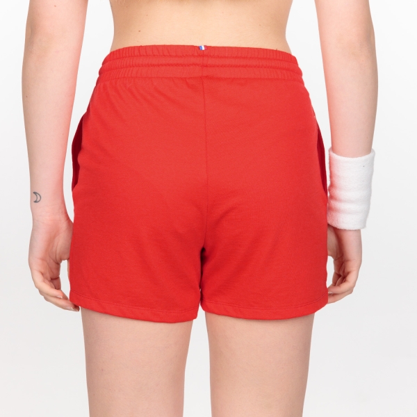 Le Coq Sportif Corner Essentiels 4in Shorts - Tech Red