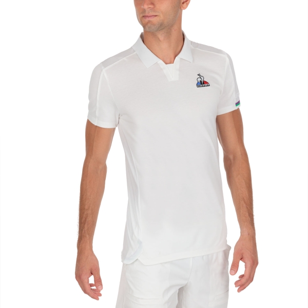 Men's Tennis Polo Le Coq Sportif Pro Polo  New Optical White 2220623