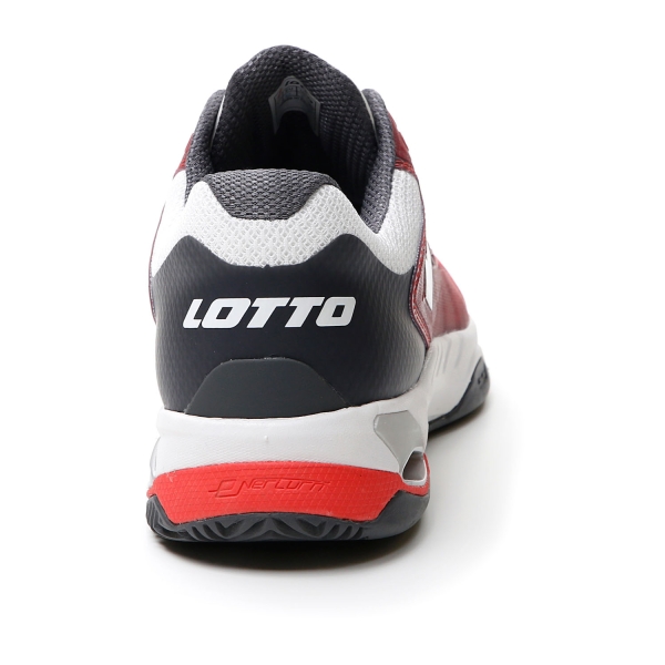 Lotto Mirage 100 Clay - Red Poppy/All White/Asphalt