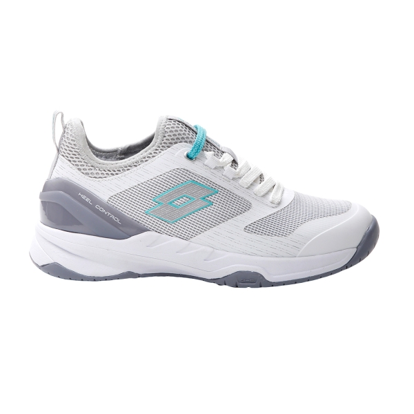 Scarpe Tennis Donna Lotto Mirage 200 Speed  All White/Green 929c/Quicksilver 2136349FL