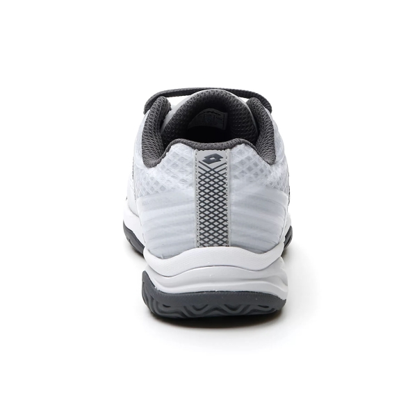 Lotto Mirage 300 All Round Boy - All White/Asphalt/Vapor Gray