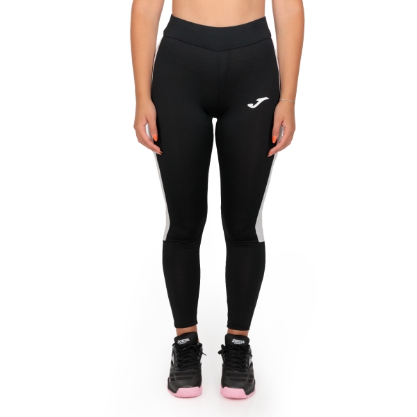 Pantalones y Tights de Tenis Mujer Joma Eco Championship Tights  Black/White 901696.102