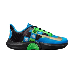Women`s Tennis Shoes Nike Air Zoom GP Turbo Naomi Osaka HC  Photo Blue/Metallic Gold/Black DX0662400