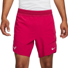 Nike Court Dri-FIT ADV Rafa 7in Pantaloncini - Mystic Hibiscus/Pink Gaze/White