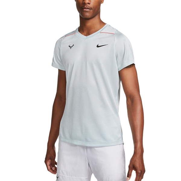 Camisetas de Tenis Hombre Nike DriFIT Rafa Challenger Camiseta  Pure Platinum DD8547043