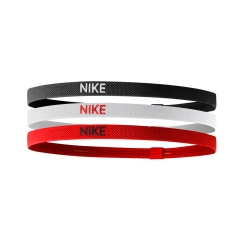 Bandeau tennis à nouer Nike Headband Premier coloris rouge et blanc