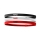 Nike Logo 2.0 x 3 Mini Hairbands - Black/White/University Red