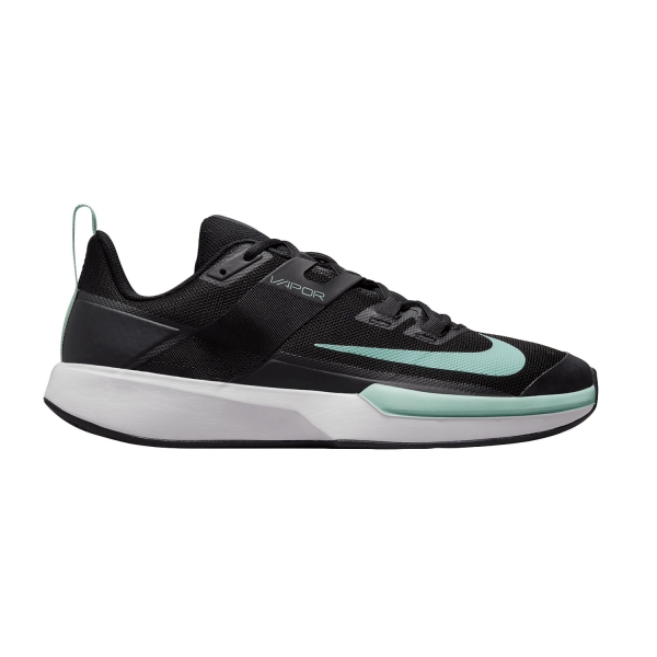 Men`s Tennis Shoes Nike Vapor Lite Clay  Black/Mint Foam/Dark Smoke Grey/White DH2949005