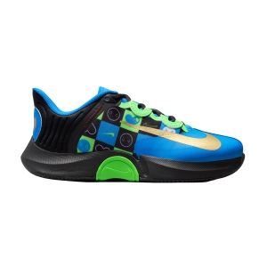 Women`s Tennis Shoes Nike Air Zoom GP Turbo Naomi Osaka Clay  Photo Blue/Metallic Gold/Black DX0667400