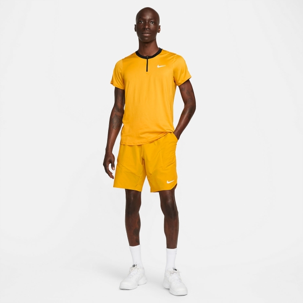 Yellow and white nike shorts best sale
