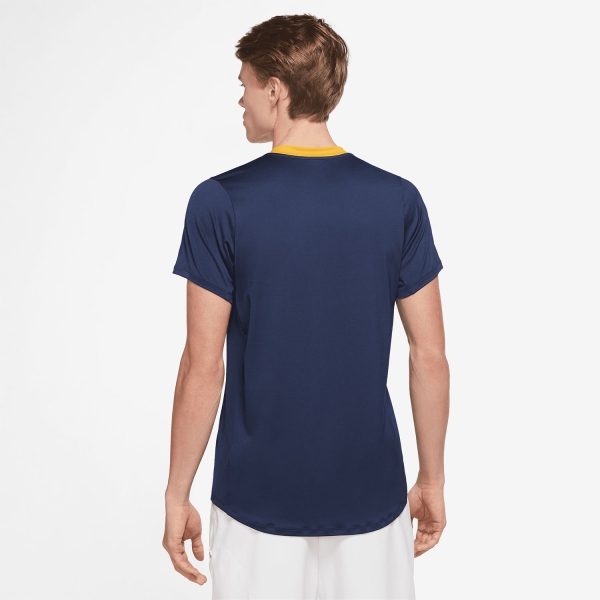 Navy blue and hotsell white nike shirt