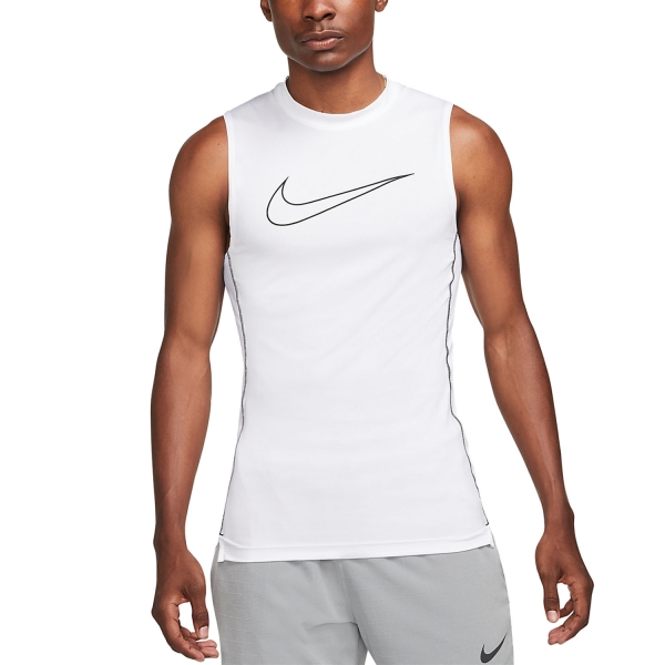Tennis Men's Underwear Nike Pro DriFIT Tank  White/Black DD1988100