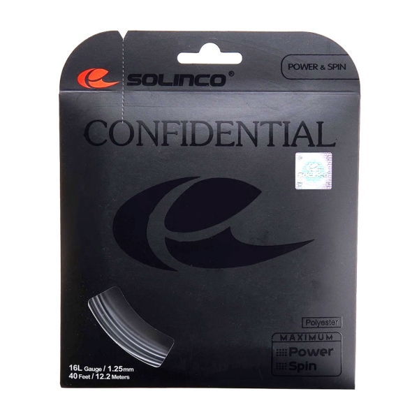 Monofilament String Solinco Confidential 1.25 Set 12 m  Grey 1920207
