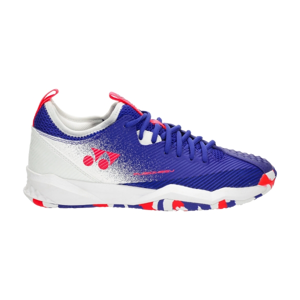 Men`s Tennis Shoes Yonex Fusionrev 4  White/Royal Blue SHTF4MWB
