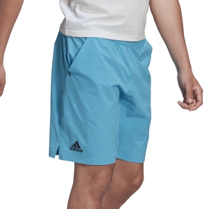 Pantaloncini Tennis Uomo adidas Ergo Logo 7in Pantaloncini  Sky Rush HB9153