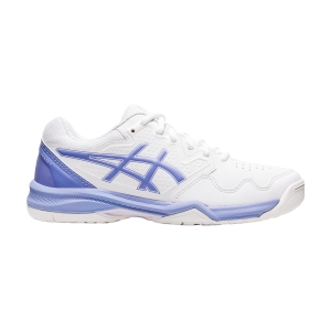 Calzado Tenis Mujer Asics Gel Dedicate 7  White/Periwinkle Blue 1042A167102