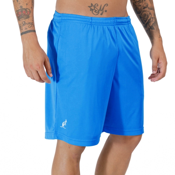 Pantaloncini Tennis Uomo Australian Australian Ace Logo Classic 8in Shorts  Blu Capri  Blu Capri TEUSH0005626