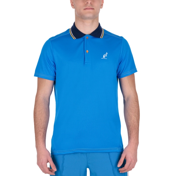 Men's Tennis Polo Australian Ace Technical Polo  Blu Capri TEUPO0003626