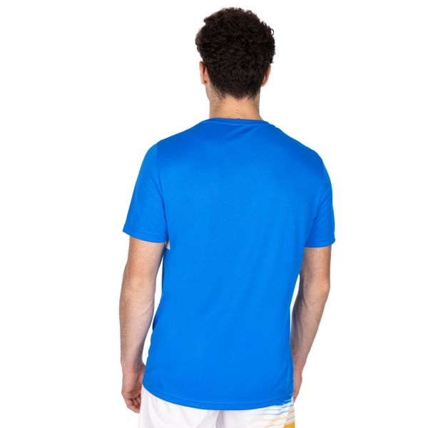 Australian Brush Line Graphic T-Shirt - Blu Capri