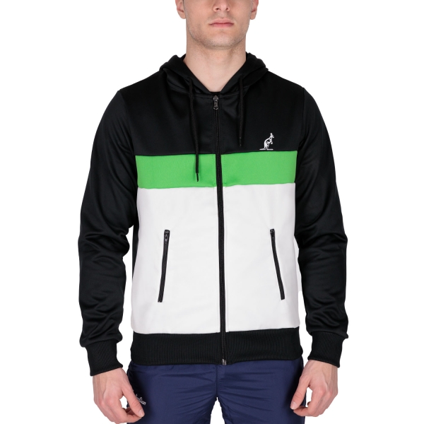 Men's Tennis Jackets Australian Double Jacket  Nero TEUGC0009003