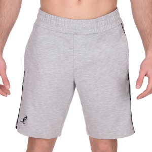 Pantalones Cortos Tenis Hombre Australian Elastic Fleece 9in Shorts  Grigio Melange LSUSH0012101